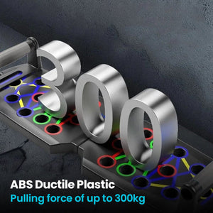 Electronic push up board for chest arm and shoulder training