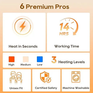 Winter heated vest with rechargeable battery for outdoor hunting and hiking